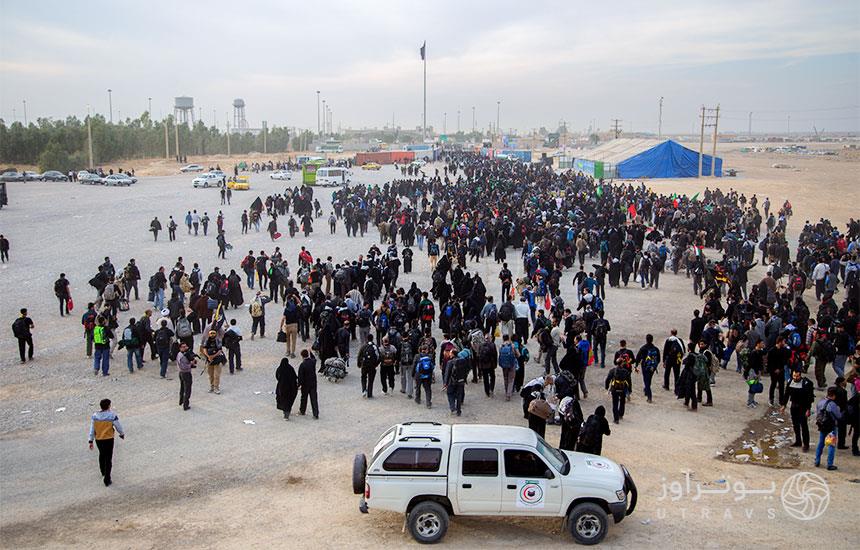 مرز مهران برای پیاده روی اربعین